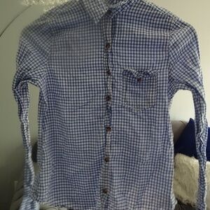 ABERCROMBIE & FITCH CHECKED CASUAL BUTTON DOWN SHIRT